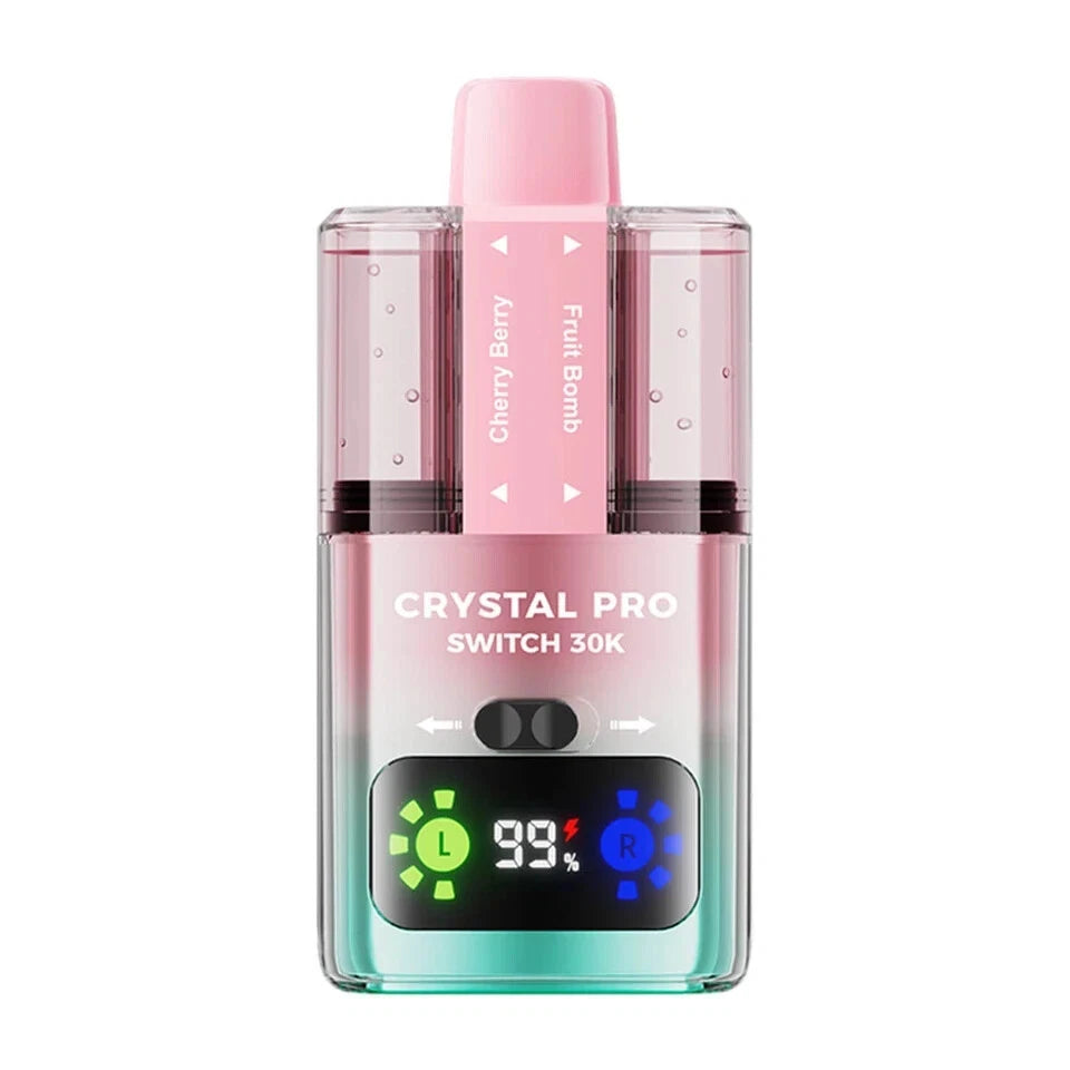 Crystal Pro Switch 30K 30000 Vape | Dual Flavours | 20mg | TPD Approved | Fast D