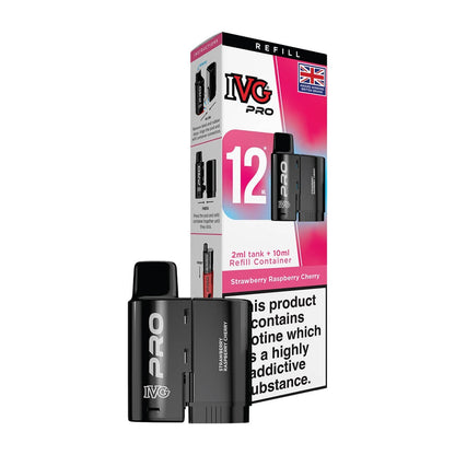 IVG Pro 12 Refill Pods | Prefilled Pods | 20mg E Cig | 10K Puffs Replacement Pod
