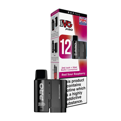 IVG Pro 12 Refill Pods | Prefilled Pods | 20mg E Cig | 10K Puffs Replacement Pod