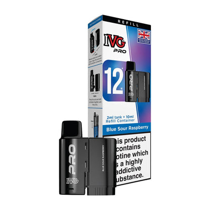 IVG Pro 12 Refill Pods | Prefilled Pods | 20mg E Cig | 10K Puffs Replacement Pod