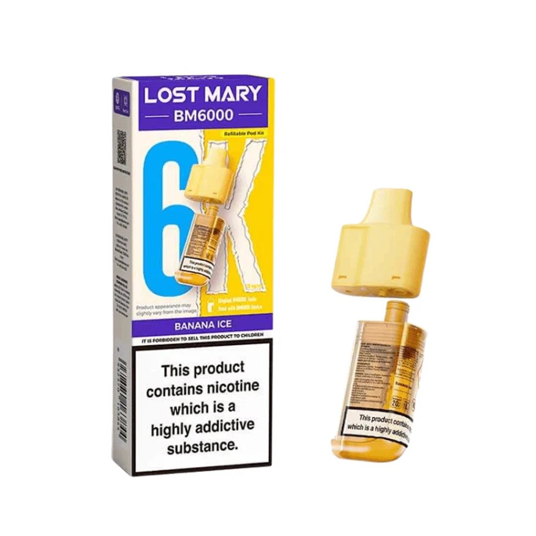 Lost Mary BM6000 Refill | Lost Mary BM6000 Replaceable Pods | 6K Puffs | 20mg |