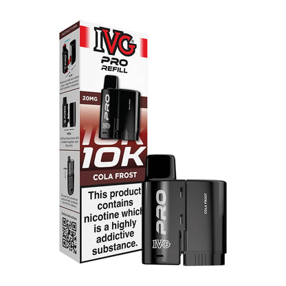 IVG Pro 12 Refill Pods | Prefilled Pods | 20mg E Cig | 10K Puffs Replacement Pod