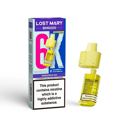 Lost Mary BM6000 Refill | Lost Mary BM6000 Replaceable Pods | 6K Puffs | 20mg |