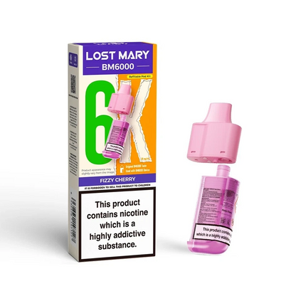 Lost Mary BM6000 Refill | Lost Mary BM6000 Replaceable Pods | 6K Puffs | 20mg |