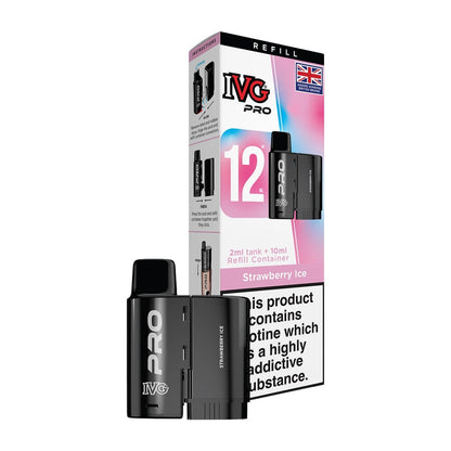 IVG Pro 12 Refill Pods | Prefilled Pods | 20mg E Cig | 10K Puffs Replacement Pod