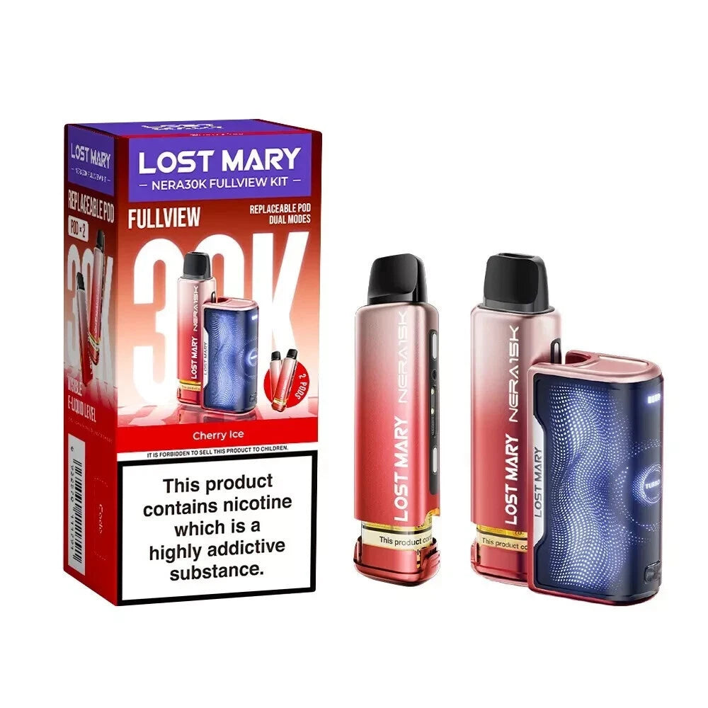 Lost Mary Nera 30K Fullview Prefilled Vape Pod | 800mAh | 20mg | Prefilled Pods