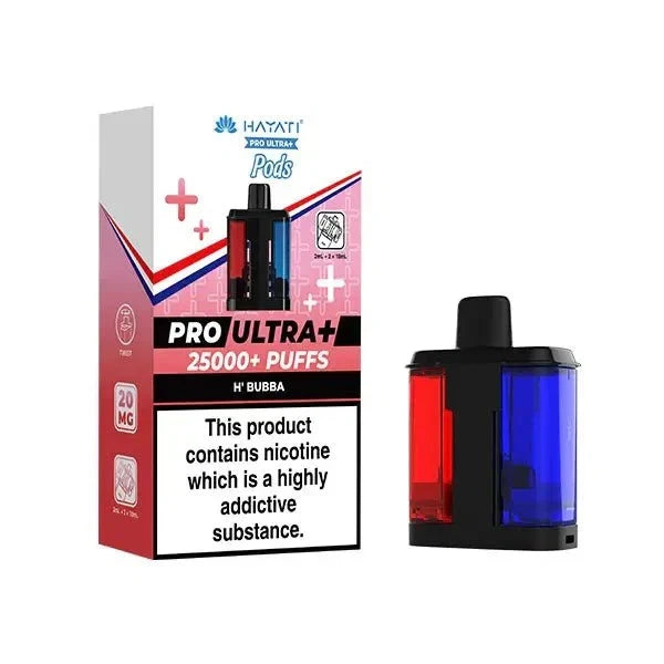 Hayati Pro Ultra Plus Prefilled Pods 20mg 25000 Puffs 25K Replacement Pods