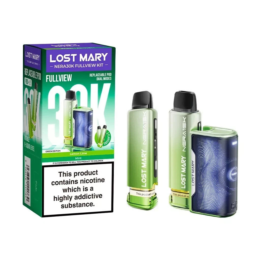 Lost Mary Nera 30K Fullview Prefilled Vape Pod | 800mAh | 20mg | Prefilled Pods