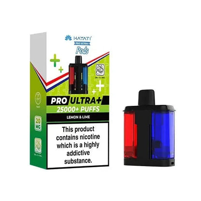 Hayati Pro Ultra Plus Prefilled Pods 20mg 25000 Puffs 25K Replacement Pods