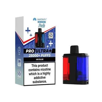 Hayati Pro Ultra Plus Prefilled Pods 20mg 25000 Puffs 25K Replacement Pods