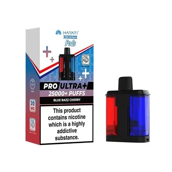 Hayati Pro Ultra Plus Prefilled Pods 20mg 25000 Puffs 25K Replacement Pods