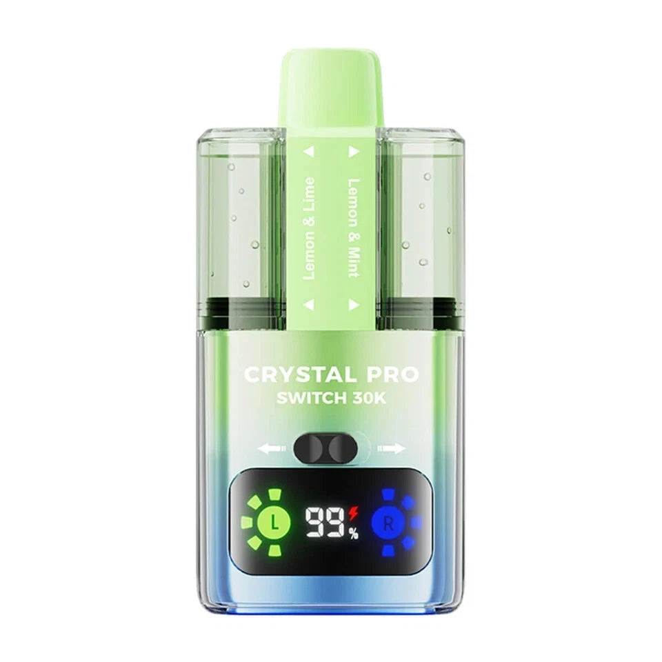 Crystal Pro Switch 30K 30000 Vape | Dual Flavours | 20mg | TPD Approved | Fast D
