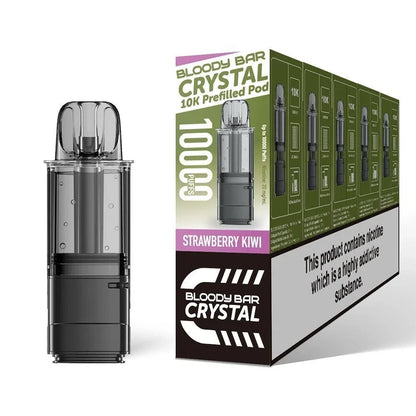 Bloody Bar Crystal 10000 Puff 10K Prefilled Replaceable Pods 20mg Nic Salt Vape