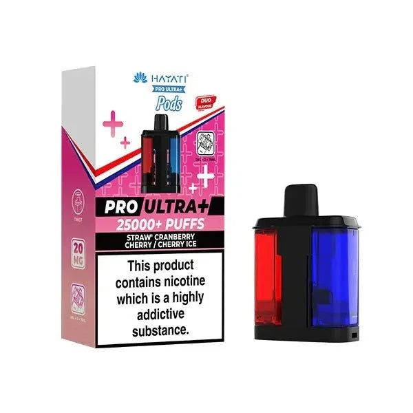 Hayati Pro Ultra Plus Prefilled Pods 20mg 25000 Puffs 25K Replacement Pods