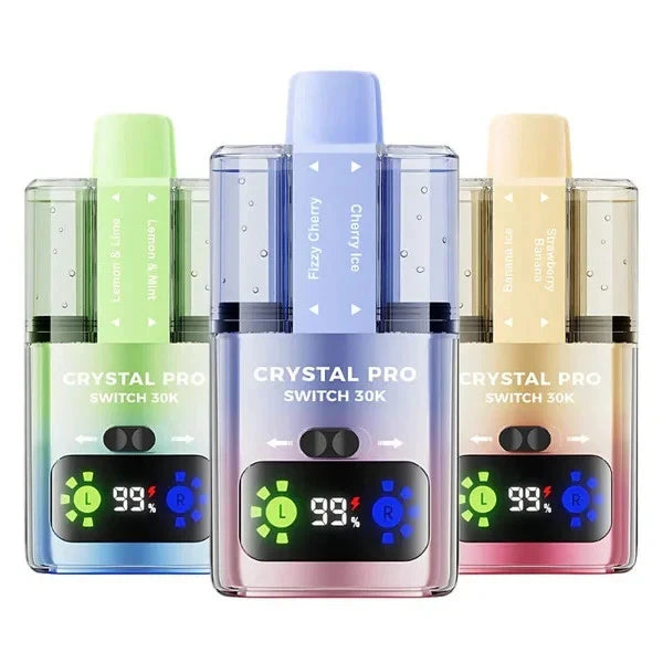 Crystal Pro Switch 30K 30000 Vape | Dual Flavours | 20mg | TPD Approved | Fast D
