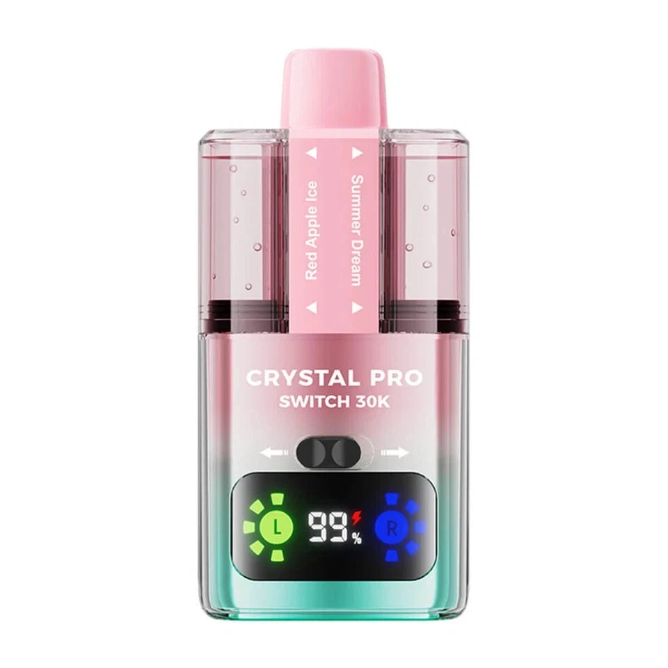 Crystal Pro Switch 30K 30000 Vape | Dual Flavours | 20mg | TPD Approved | Fast D