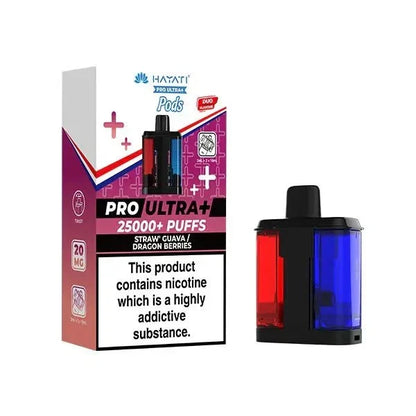 Hayati Pro Ultra Plus Prefilled Pods 20mg 25000 Puffs 25K Replacement Pods