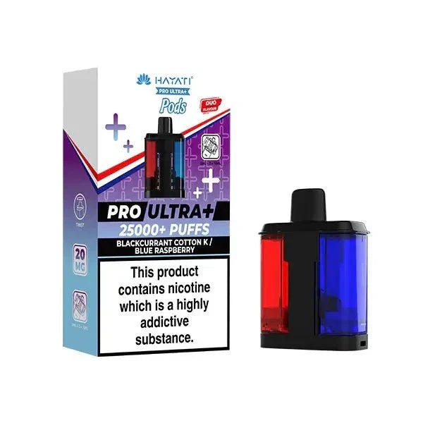 Hayati Pro Ultra Plus Prefilled Pods 20mg 25000 Puffs 25K Replacement Pods