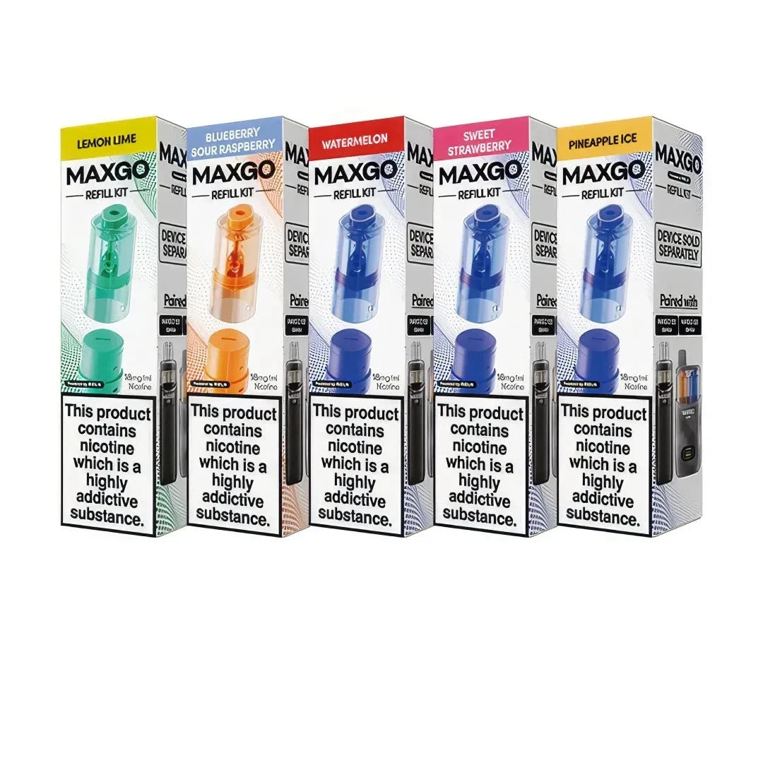 RELX MAXGO Combo 33K Prefilled Pod Kit Rechargeable Reusable | Fast UK Dispatch