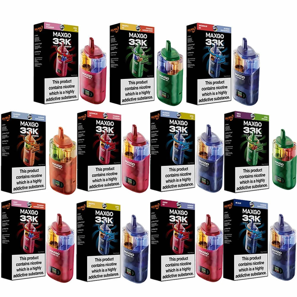 RELX MAXGO Combo 33K Prefilled Pod Kit Rechargeable Reusable | Fast UK Dispatch