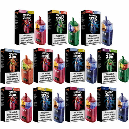 RELX MAXGO Combo 33K Prefilled Pod Kit Rechargeable Reusable | Fast UK Dispatch