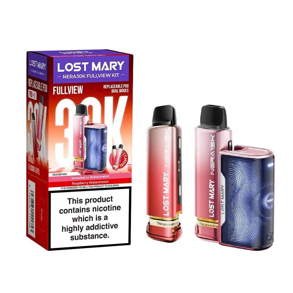 Lost Mary Nera 30K Fullview Prefilled Vape Pod | 800mAh | 20mg | Prefilled Pods