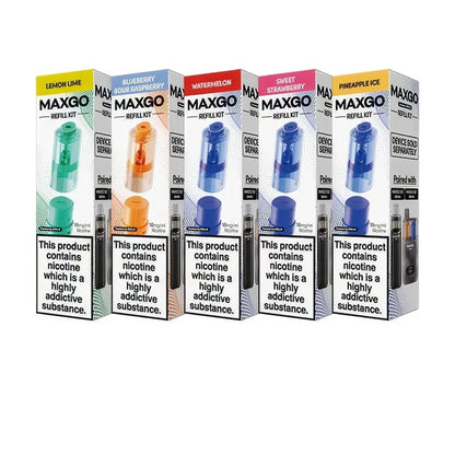 RELX MAXGO Combo 33K Prefilled Pod Kit Rechargeable Reusable | Fast UK Dispatch