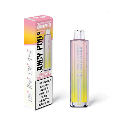 Juicy Pod NovaMax 10K Prefilled Vape Pod 10,000 Puffs, 2000mAh, Replaceable Pods