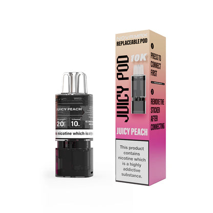 Juicy Pod NovaMax 10K Prefilled Vape Pod 10,000 Puffs, 2000mAh, Replaceable Pods