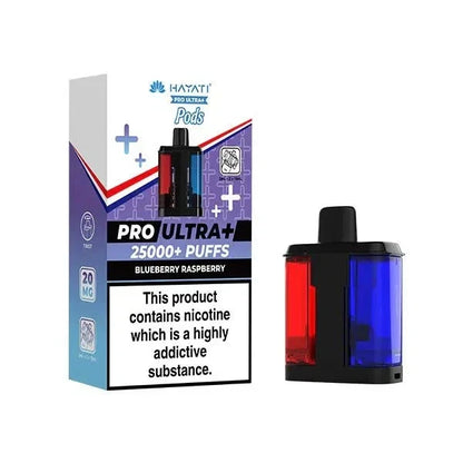 Hayati Pro Ultra Plus Prefilled Pods 20mg 25000 Puffs 25K Replacement Pods