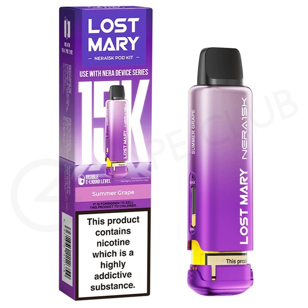 Lost Mary Nera 30K Fullview Prefilled Vape Pod | 800mAh | 20mg | Prefilled Pods
