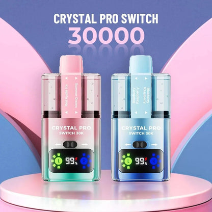 Crystal Pro Switch 30K 30000 Vape | Dual Flavours | 20mg | TPD Approved | Fast D