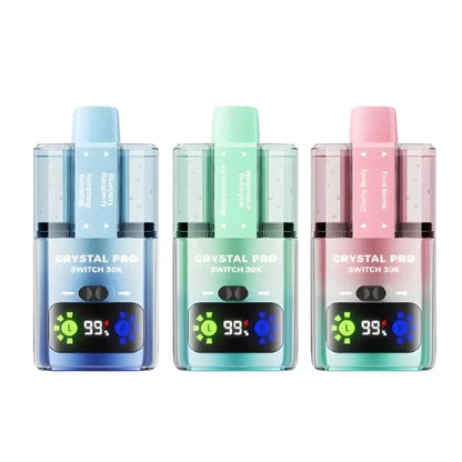 Crystal Pro Switch 30K 30000 Vape | Dual Flavours | 20mg | TPD Approved | Fast D