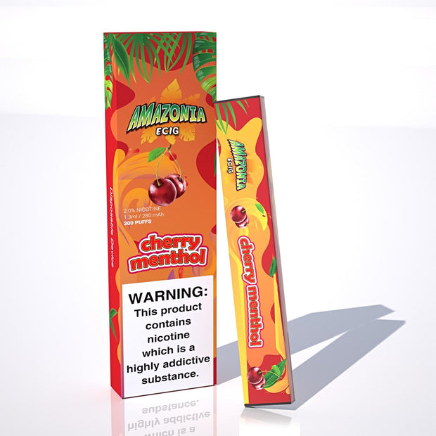 Vape Pen Pod Amazonia Disposable Nic Salt 300 Puffs Vape Juice E Liquid Sub Ohm - Love Shisha