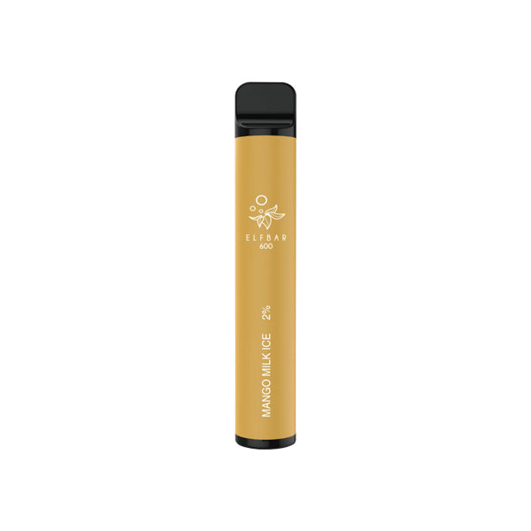 20mg ELF Bar Disposable Vape Pod 600 Puffs - Love Shisha