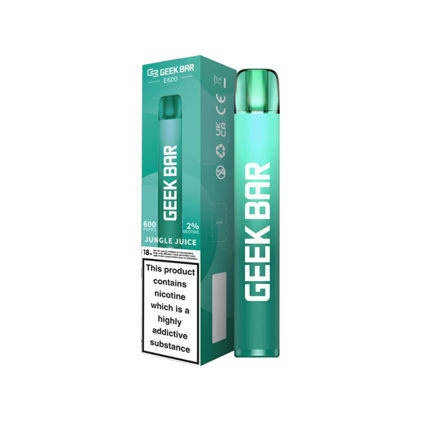 20mg Geekvape Geek Bar E600 Disposable Vape Device 600 Puffs - Love Shisha