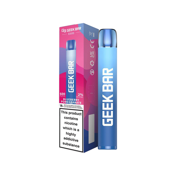 20mg Geekvape Geek Bar E600 Disposable Vape Device 600 Puffs - Love Shisha