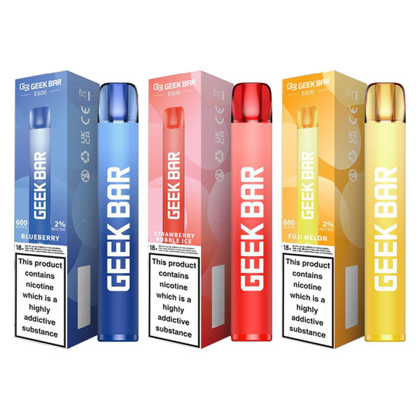 20mg Geekvape Geek Bar E600 Disposable Vape Device 600 Puffs - Love Shisha