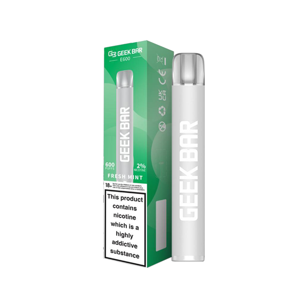 20mg Geekvape Geek Bar E600 Disposable Vape Device 600 Puffs - Love Shisha