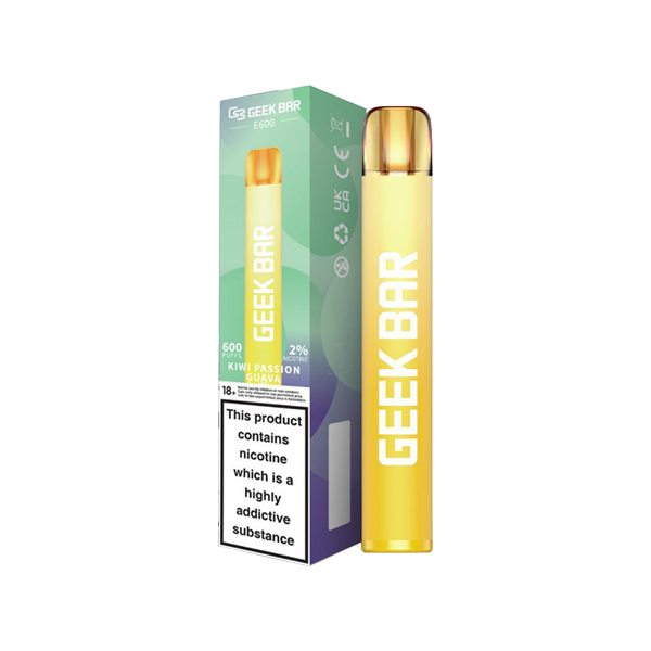 20mg Geekvape Geek Bar E600 Disposable Vape Device 600 Puffs - Love Shisha
