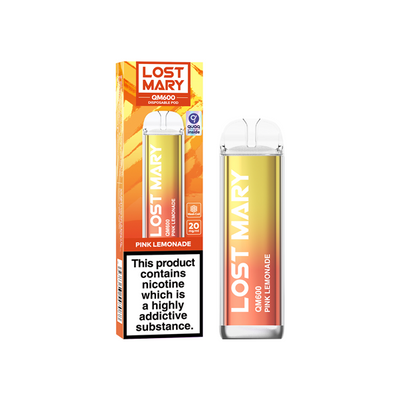 20mg ELF Bar Lost Mary QM600 Disposable Vape Device 600 Puffs - Love Shisha