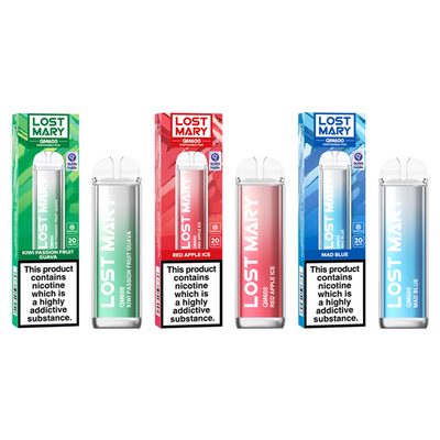 20mg ELF Bar Lost Mary QM600 Disposable Vape Device 600 Puffs - Love Shisha