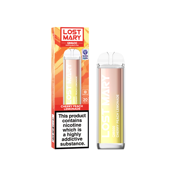 20mg ELF Bar Lost Mary QM600 Disposable Vape Device 600 Puffs - Love Shisha