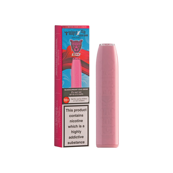 20mg Dr Vapes Geek Bar Disposable Vape Pod 575 Puffs - Love Shisha