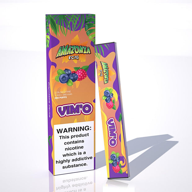 Vape Pen Pod Amazonia Disposable Nic Salt 300 Puffs Vape Juice E Liquid Sub Ohm - Love Shisha
