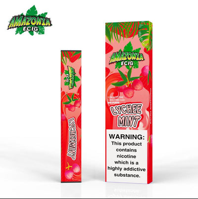 Vape Pen Pod Amazonia Disposable Nic Salt 300 Puffs Vape Juice E Liquid Sub Ohm - Love Shisha