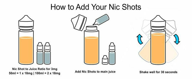 Vampire Vape Nic It Up Nic Shot 50/50 18mg 10ml - Love Shisha