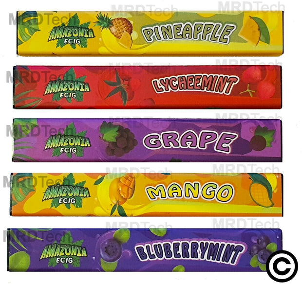 Vape Pen Pod Amazonia Disposable Nic Salt 300 Puffs Vape Juice E Liquid Sub Ohm - Love Shisha